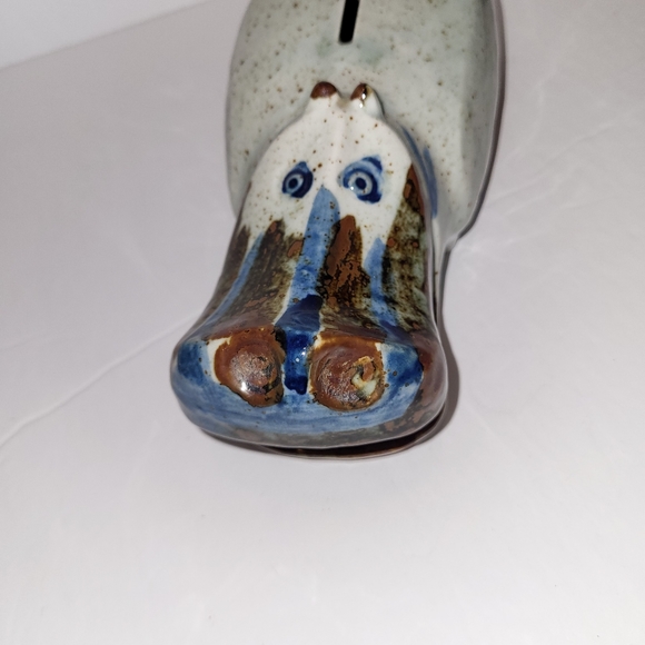 Vintage Otigari Ceramic Hippo Bank - Picture 3 of 10